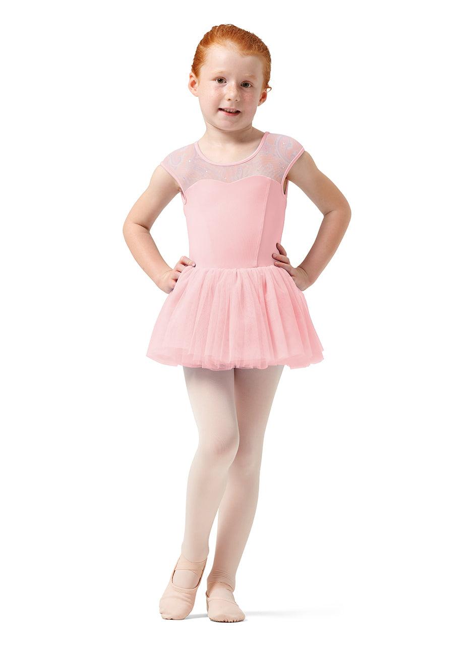 Mirella Cap Sleeve Tutu Leotard - M1557C