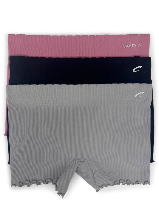 Capezio Seamless Ribbed Shortie (3 Pack) - RU2001