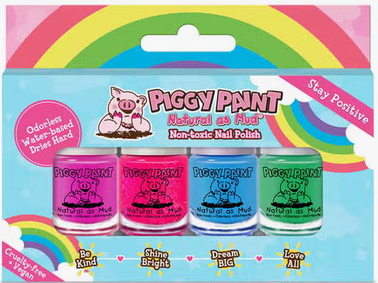 Piggy Paint Rainbow 4 Polish Box Set