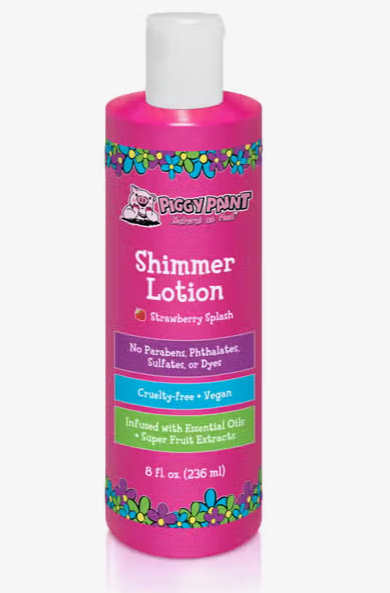 Piggy Paint Strawberry Splash Shimmer Lotion