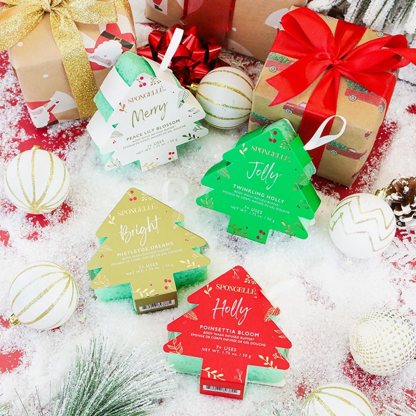 Spongelle Holiday Tree Ornaments
