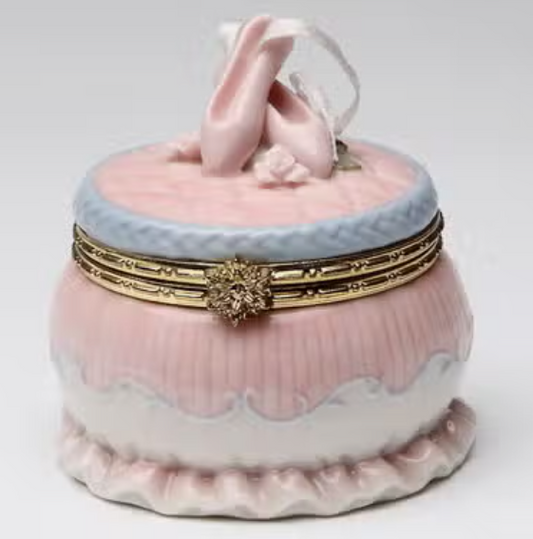 Nutcracker Ballet Gifts Porcelain Trinket Box