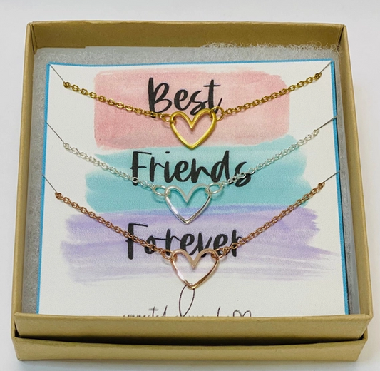 Little Happiness Co. 3 Best Friends Necklace