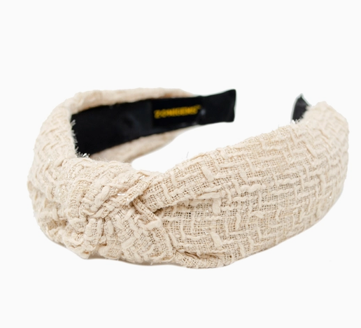 Tweed Knotted Headband