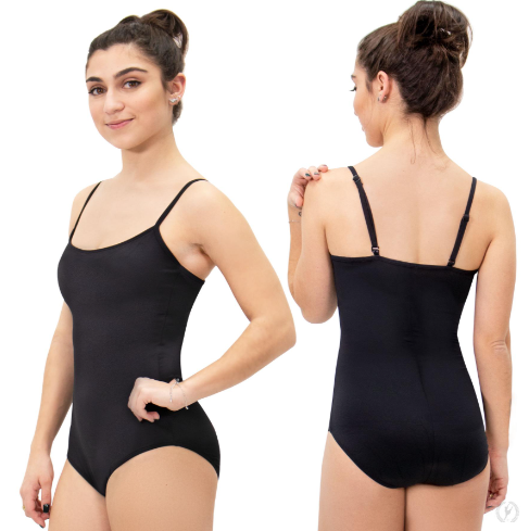 Eurotard Adjustable Strap Camisole Leotard with Built-in-Bra - 4488
