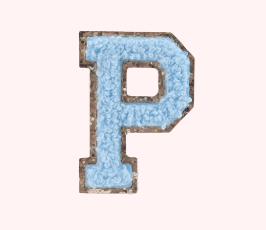 Rac n Roll "P" Letter Patch