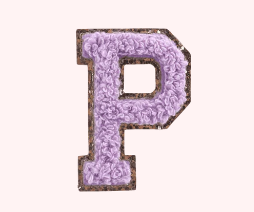 Rac n Roll "P" Letter Patch