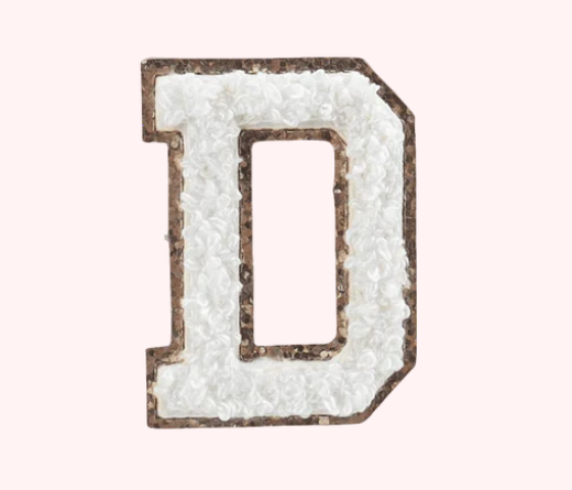Rac n Roll "D" Letter Patch