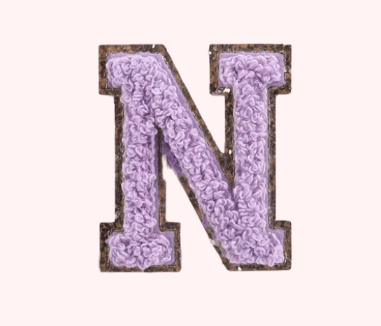 Rac n Roll "N" Letter Patch