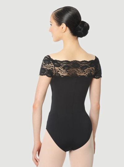 Gaynor Minden Lace Leotard Small/Long