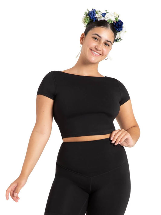 Capezio Ladies Clover Crop Top - 12091W