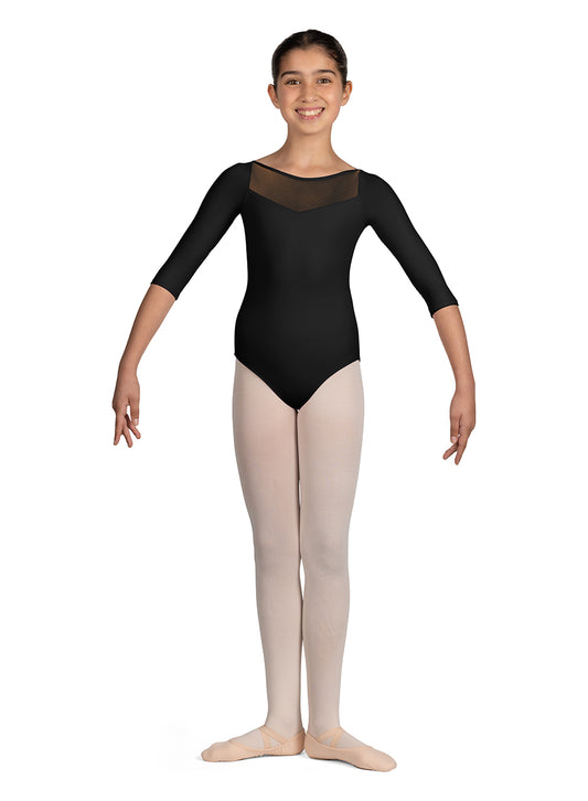 Mirella Glow Girl 3/4 Sleeve Leotard - M122C