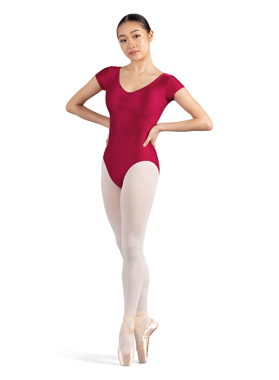 Mirella Glow Cap Sleeve Leotard - M3117LM