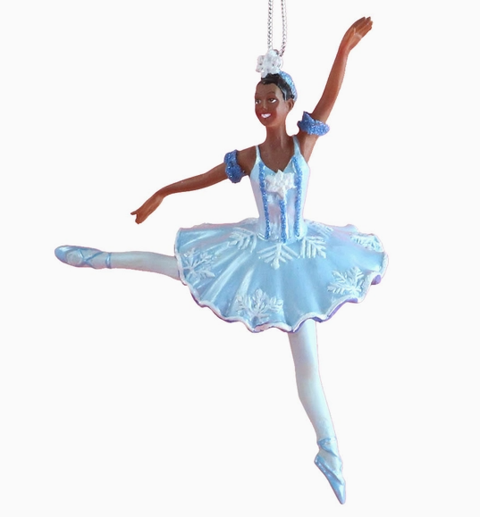 Nutcracker Ballet Gifts African American Snow Queen Ornament