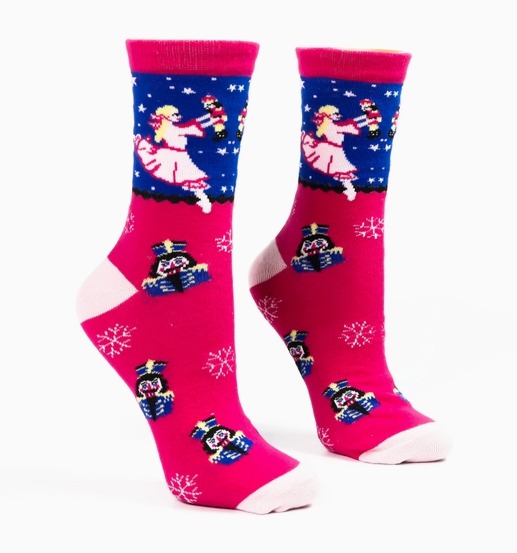 Nutcracker Ballet Gifts Kids Dreaming Clara Socks
