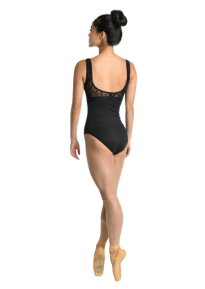 DANZNMOTION Adult Tatiana Square Neck Lace Leotard - 23114A