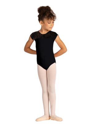 DANZNMOTION Kids Audra Cap Sleeve Leotard - 24102C
