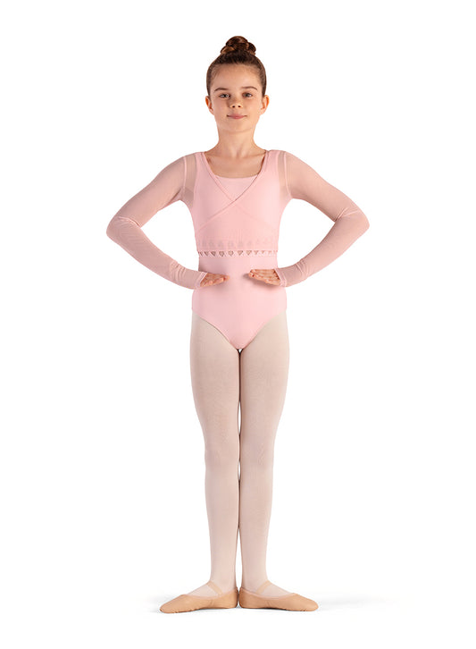 Bloch Girls Henny Mesh Wrap Top - CZ8469
