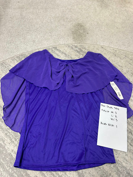 Body Wrappers Purple Praise Dance Pullover - 589