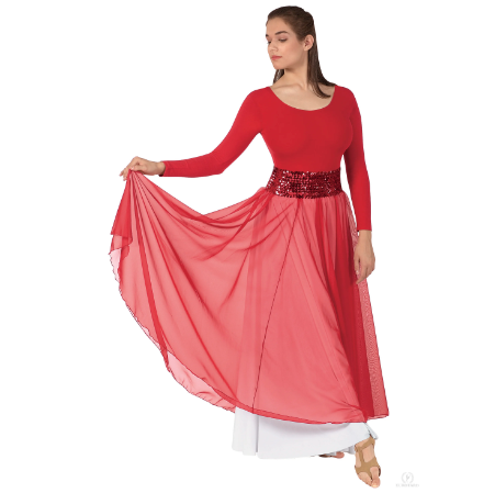 Eurotard Women's Chiffon Praise Skirt (OSFA)- 39746