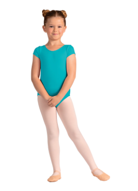 DANZNMOTION Amara Heart Cap Sleeve Leotard - 24127C