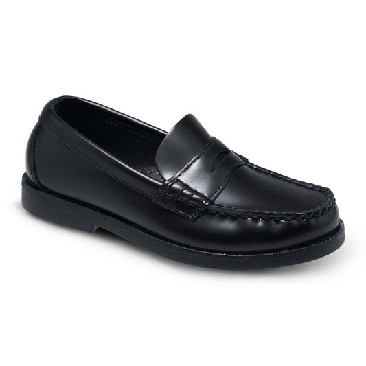 Sperry Colton black leather penny loafer